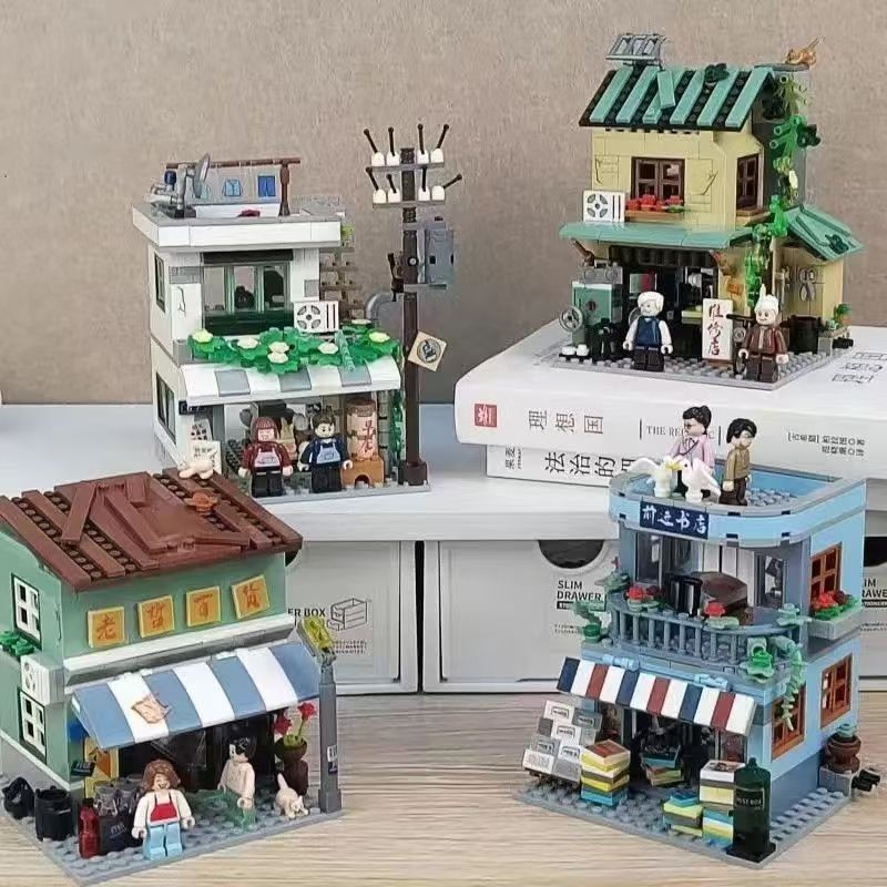 Vintage Collectibles Store - Миниатюрный винтажный магазин-универмаг: конструктор, ретро-модель старинного