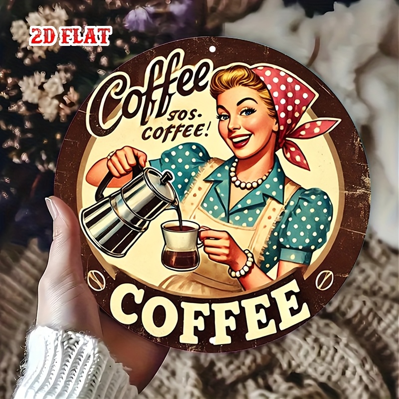 [2D Flat] 1шт Ретро круглый ал – обзор и цена Vintage Collectible Plates