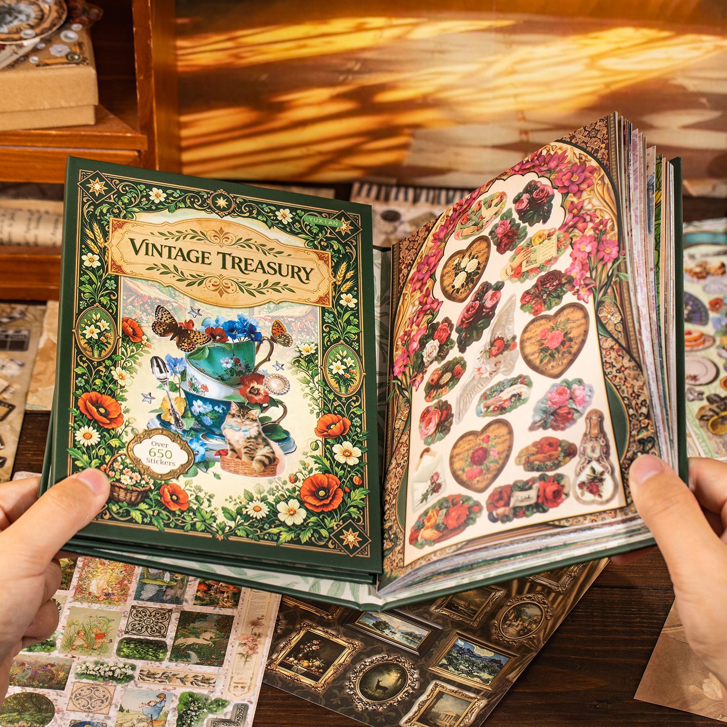 Коллекция винтажных наклеек в  – обзор и цена Vintage Collectible Books